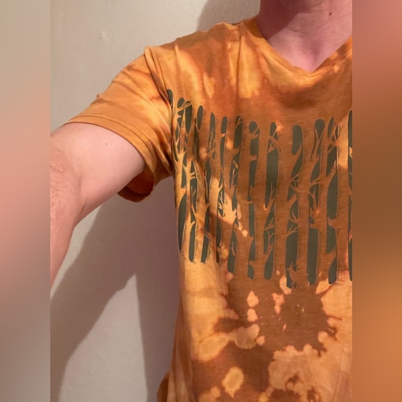 🌲Tentree Acid Wash Bleach Tee Shirt US XL🌲🌲🌲🌲 - Picture 8 of 10